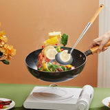 17" Stainless Steel Wok Spatula & Ladle Set