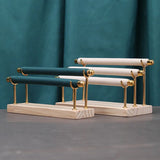 Wolden Base Velvet Rings Organizer Holder Jewelry Display Stand