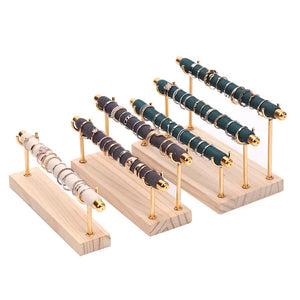Wolden Base Velvet Rings Organizer Holder Jewelry Display Stand