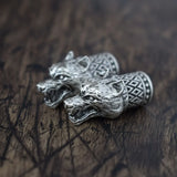 Wolf Beads Charms For Bracelet Norse Mythology DIY Scandinavian Accessories