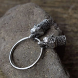 Wolf Beads Charms For Bracelet Norse Mythology DIY Scandinavian Accessories