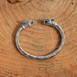 Wolf Head Bracelet Viking Bracelet Teen Wristband Cuff Bracelets
