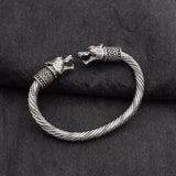 Wolf Head Bracelet Viking Bracelet Teen Wristband Cuff Bracelets