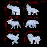 Wolf Horse Epoxy Resin Mold DIY Jewelry Mold