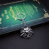 Wolf Geralt Yennefer Cirilla Keychain Sword Key Chain Game Accessories
