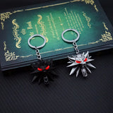 Wolf Geralt Yennefer Cirilla Keychain Sword Key Chain Game Accessories
