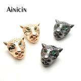 Animal Heads Rose Silver Plating Copper Beads Bracelets Finding