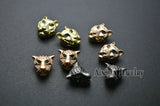 Animal Heads Rose Silver Plating Copper Beads Bracelets Finding