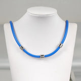 Wollet Jewelry 55cm Health Care Magnet Silicone Necklace for Women
