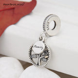 925 Silver Family Tree Charm for European Bracelets Sterling Silver Jewelry