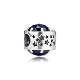 Moon & Night Sky Charm for European Bracelets - 925 Silver Beads