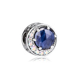 Moon & Night Sky Charm for European Bracelets - 925 Silver Beads