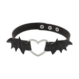 Punk Rivets Choker Necklace Goth Collar