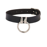 Woman Punk Choker Collar Necklace Goth Rivets Choker Necklace