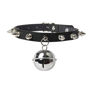 Woman Punk Choker Collar Necklace Goth Rivets Choker Necklace