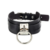 Punk Choker Collar Necklace Rivets Gothic Femme Jewelry