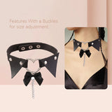 Punk Rivets Choker Necklace Goth Collar