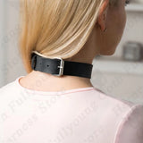Punk Choker Collar Pu Leather Goth Necklace O-ring Party Club Sexy Gothic