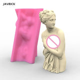 Woman Body Silicone Mold for Candle Making Home Decor
