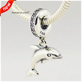 Sterling Silver Dolphin Charms for Snake Chain Bracelets