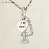 DIY Music Guitar Charms for Snake Chain Bracelets