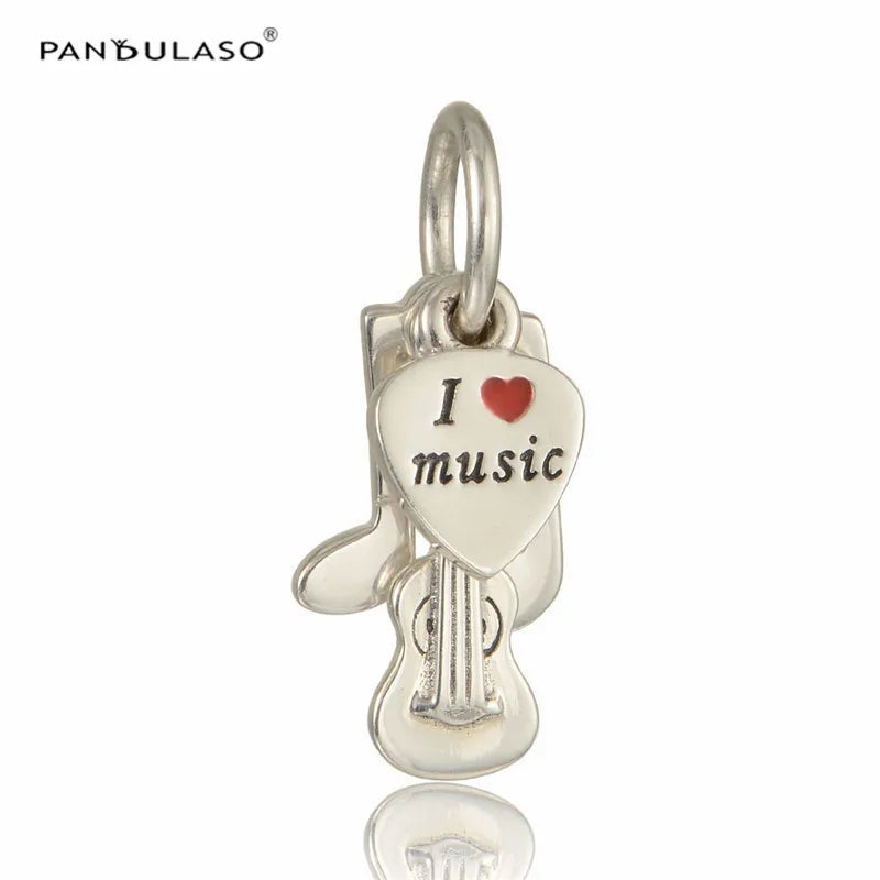 DIY Music Guitar Charms for Snake Chain Bracelets