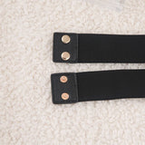 Elastic Belt Chain Adornment Waist Seal Buttons Dress Strap Ondildo Golden