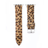 Leopard Print Real Horse Hair Watchband Bracelet