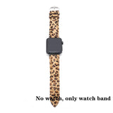 Leopard Print Real Horse Hair Watchband Bracelet