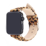 Leopard Print Real Horse Hair Watchband Bracelet