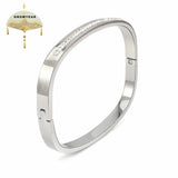 Stainless Steel Stone Square Bracelet Anti-rust