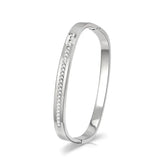Stainless Steel Stone Square Bracelet Anti-rust