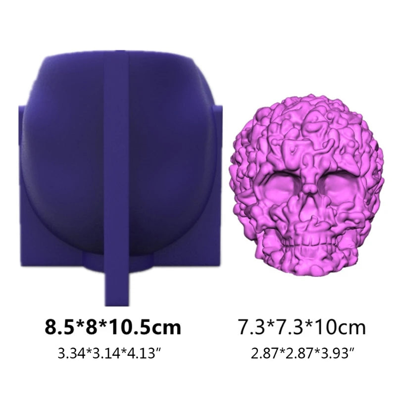 Skull Shape Candle Mold for Home Decor