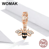 Bee Charm Pendant 925 Sterling Silver Jewelry DIY