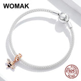Bee Charm Pendant 925 Sterling Silver Jewelry DIY