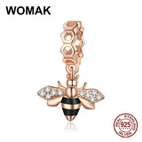 Bee Charm Pendant 925 Sterling Silver Jewelry DIY