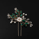 Retro Hair Forks with Color-preserving Rhinestones for Cheongsam Dress