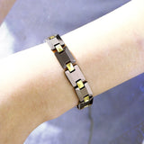 Magnetic Therapy Health Bracelet Titanium Steel Men's Bracelet
