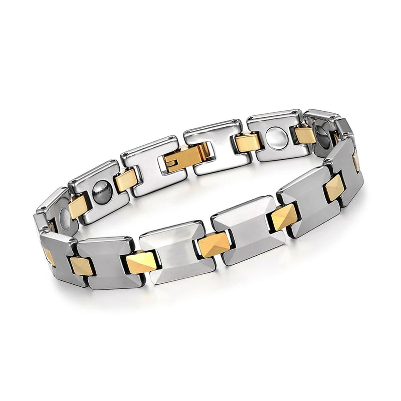 Magnetic Therapy Health Bracelet Titanium Steel Men's Bracelet