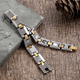 Magnetic Therapy Health Bracelet Titanium Steel Men's Bracelet