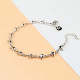 925 Sterling Silver Rabbit Girl Charm Bracelet for Women