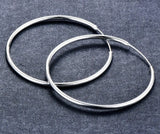 925 Sterling Silver Hoop Earring Circle Loop Gift Box Piercing