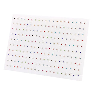 Crystal Small Stud Earrings Set Girls Jewelry Party Gift 100 Pairs