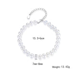 Baroque Pearls Beads Bracelet Round Natural Freshwater Pearls Men Jewelry