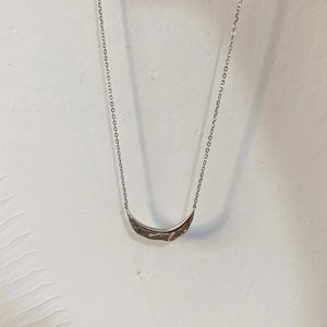 925 Sterling Silver Leaves Pendant Sideway Leaf Necklace