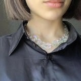 Women's Exaggerated Transparent Necklace Jewelry