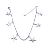 Women Stainless Steel Anklets Sparkling Heart Charm Vintage Jewelry
