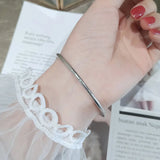 Smile Face Silver Bangle Jewelry Accessories