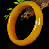Natural XinJiang JinSi Jade Stone Bangles Cuff for Women