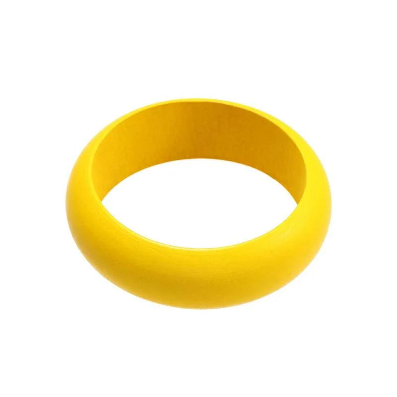 Retro Ethnic Style Wooden Bangles - Personality Couple Bracelet